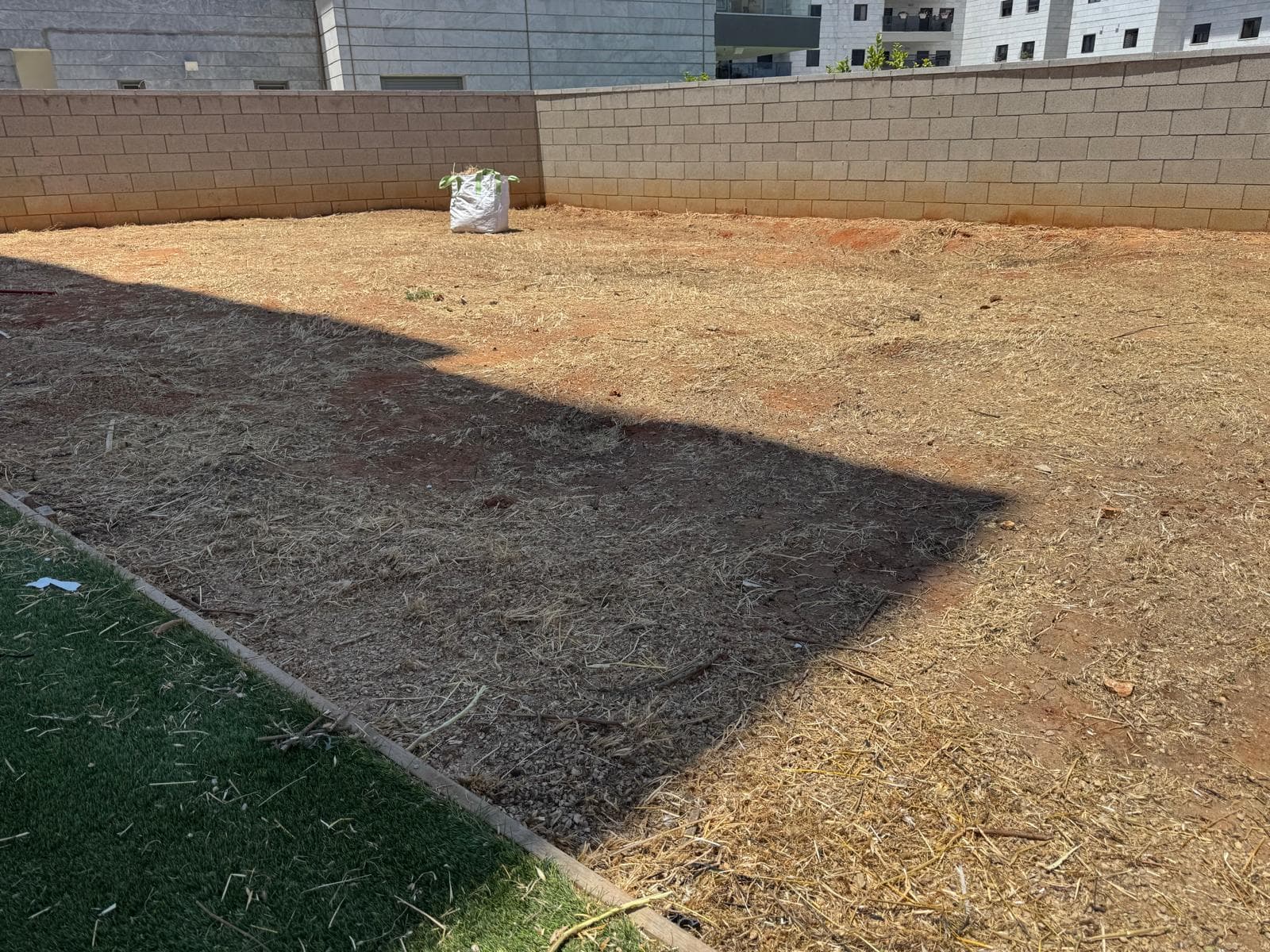 במהלך — הכנת הקרקע