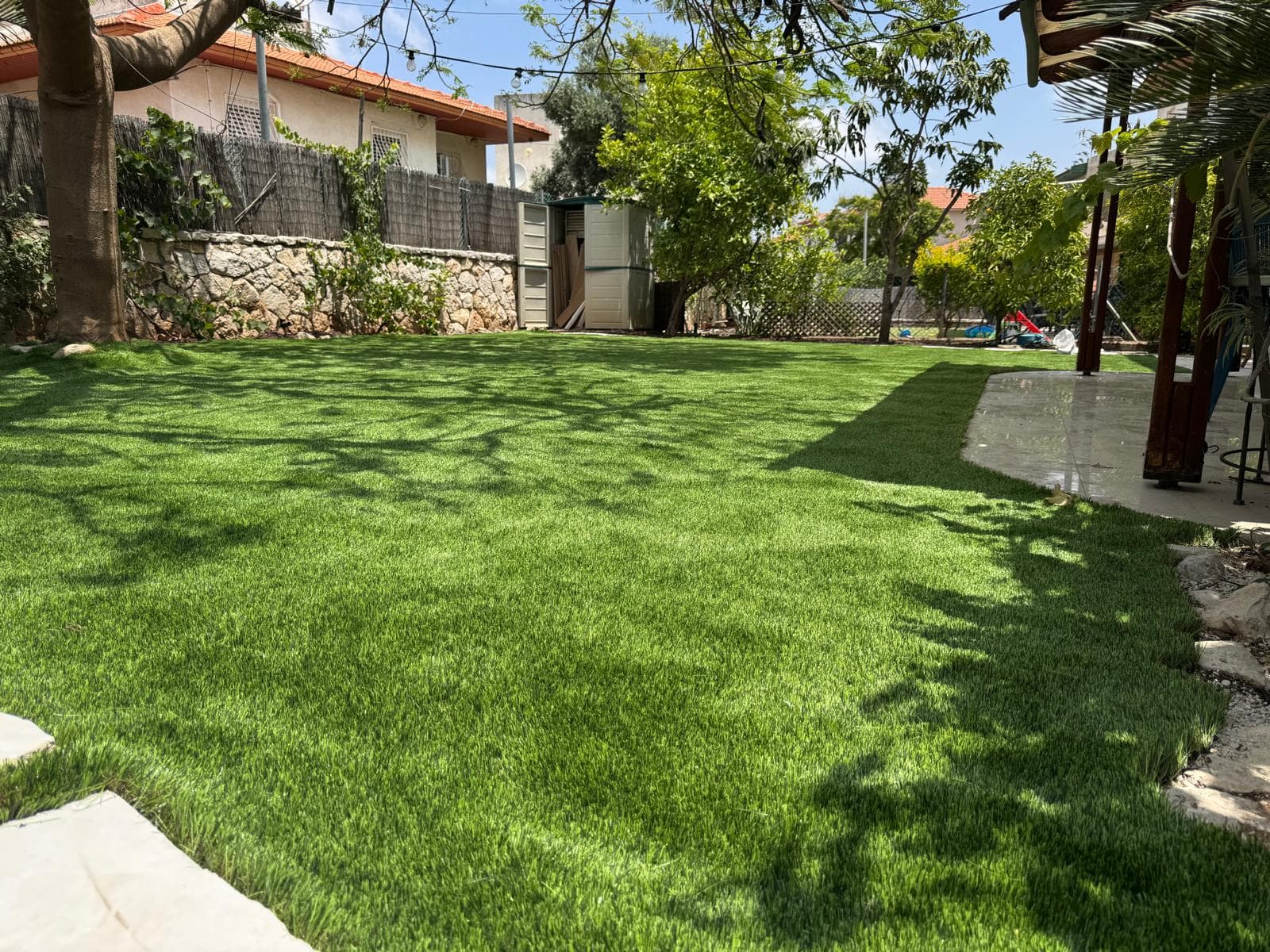 גינת בית פרטי — אחרי